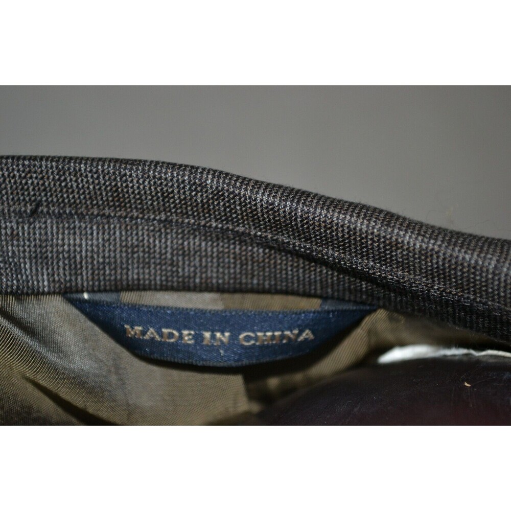 Banana Republic 100% Wool Blazer Suit Jacket Grey Charcoal Men's Modern Fit 42R‎ - Picture 16 of 16